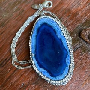 Blue Stone Necklace